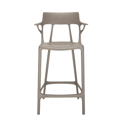 A.I Stool Recycled  65 lesklá šedá Kartell