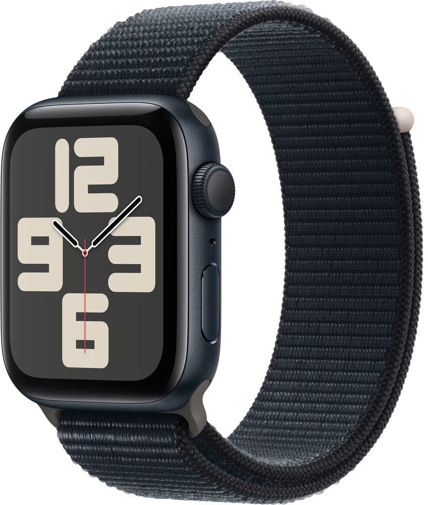 Apple Apple Watch SE (2023) GPS 44mm sportovní provlékací řemínek temně inkoustový