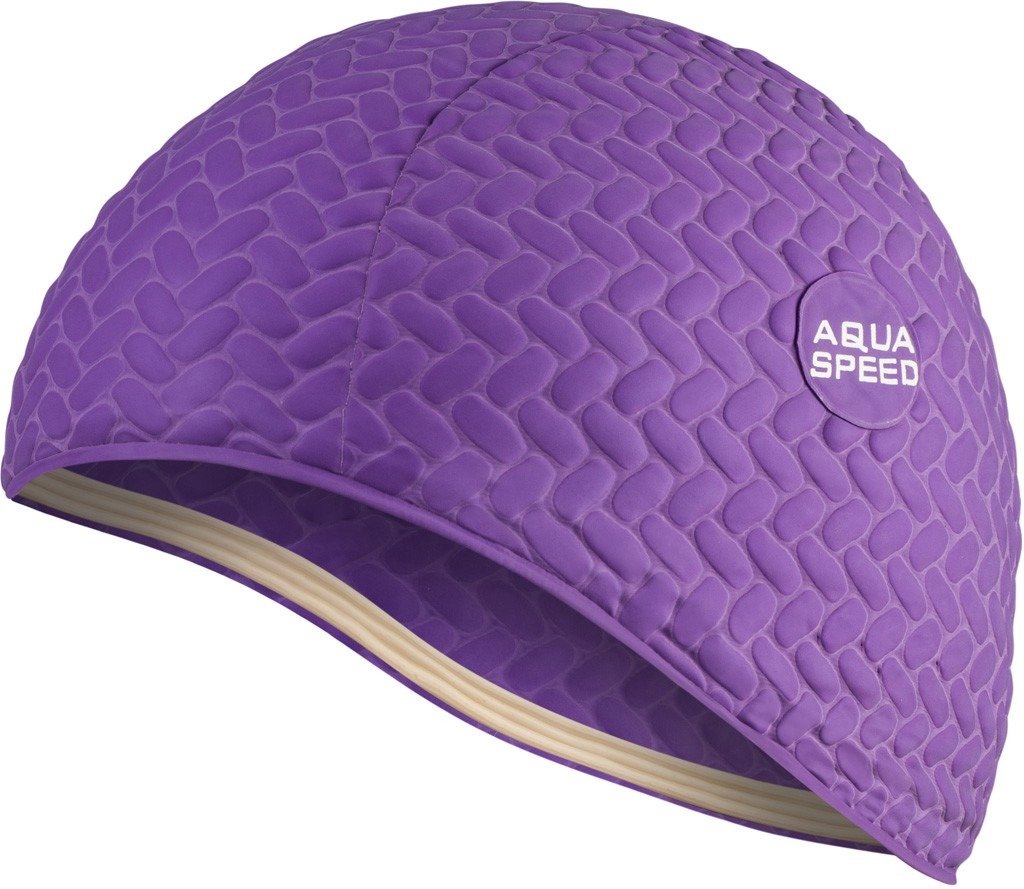 AQUA SPEED Unisex's Swimming Cap For Long Hair Bombastic Tic-Tac