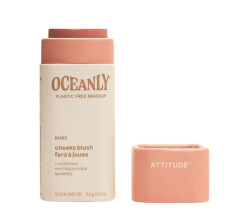 Attitude Krémová tvářenka v tyčince Oceanly (Cheeks Blush) 8,5 g Rose