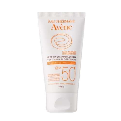 Avène Minerální ochranný krém na obličej bez parfemace 50+ (Very High Protection) 50 ml