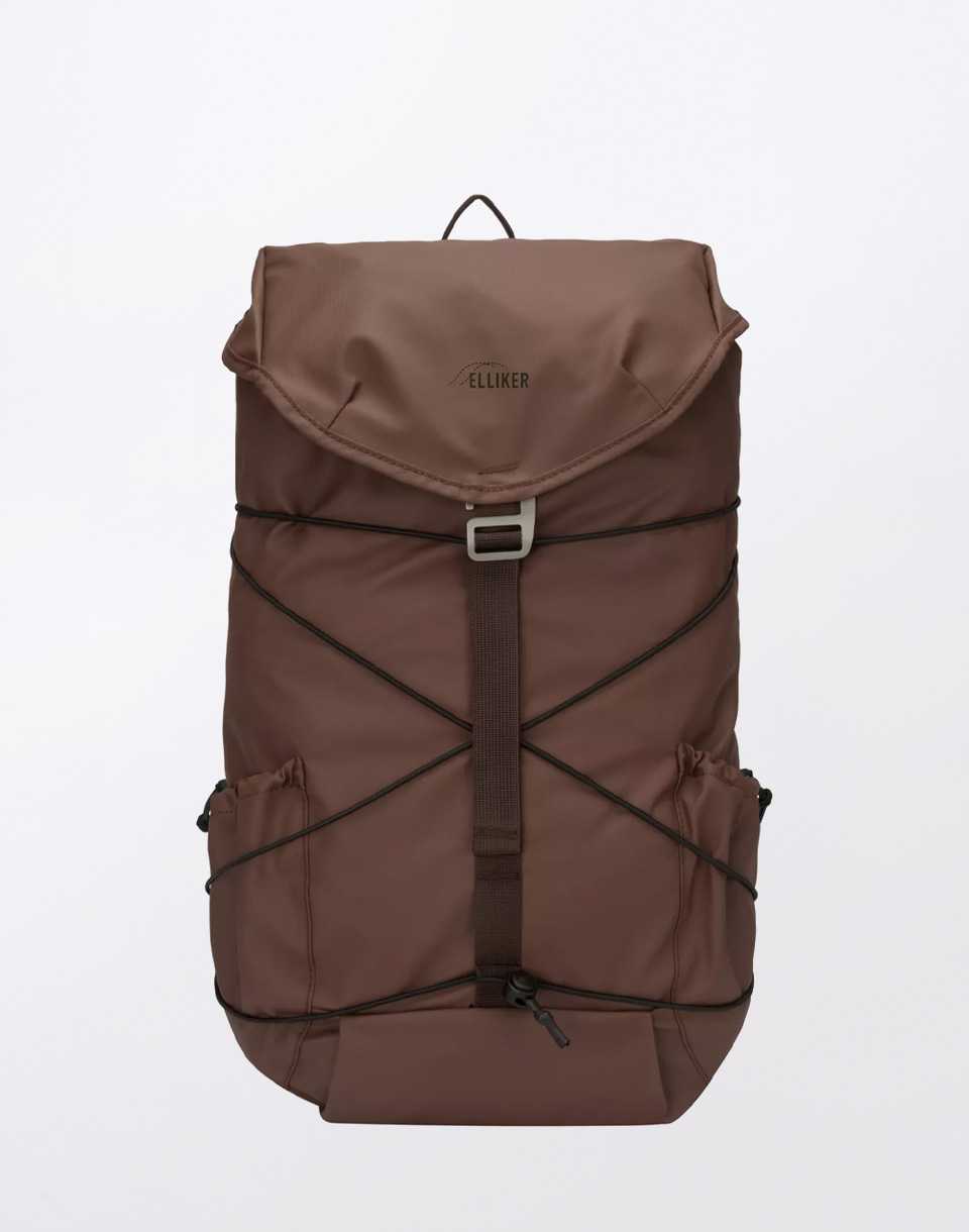 Batoh Elliker Wharfe Flap Over Backpack 22L BROWN