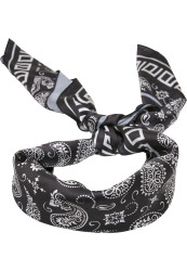 Big Pattern Bandana černý šátek aop