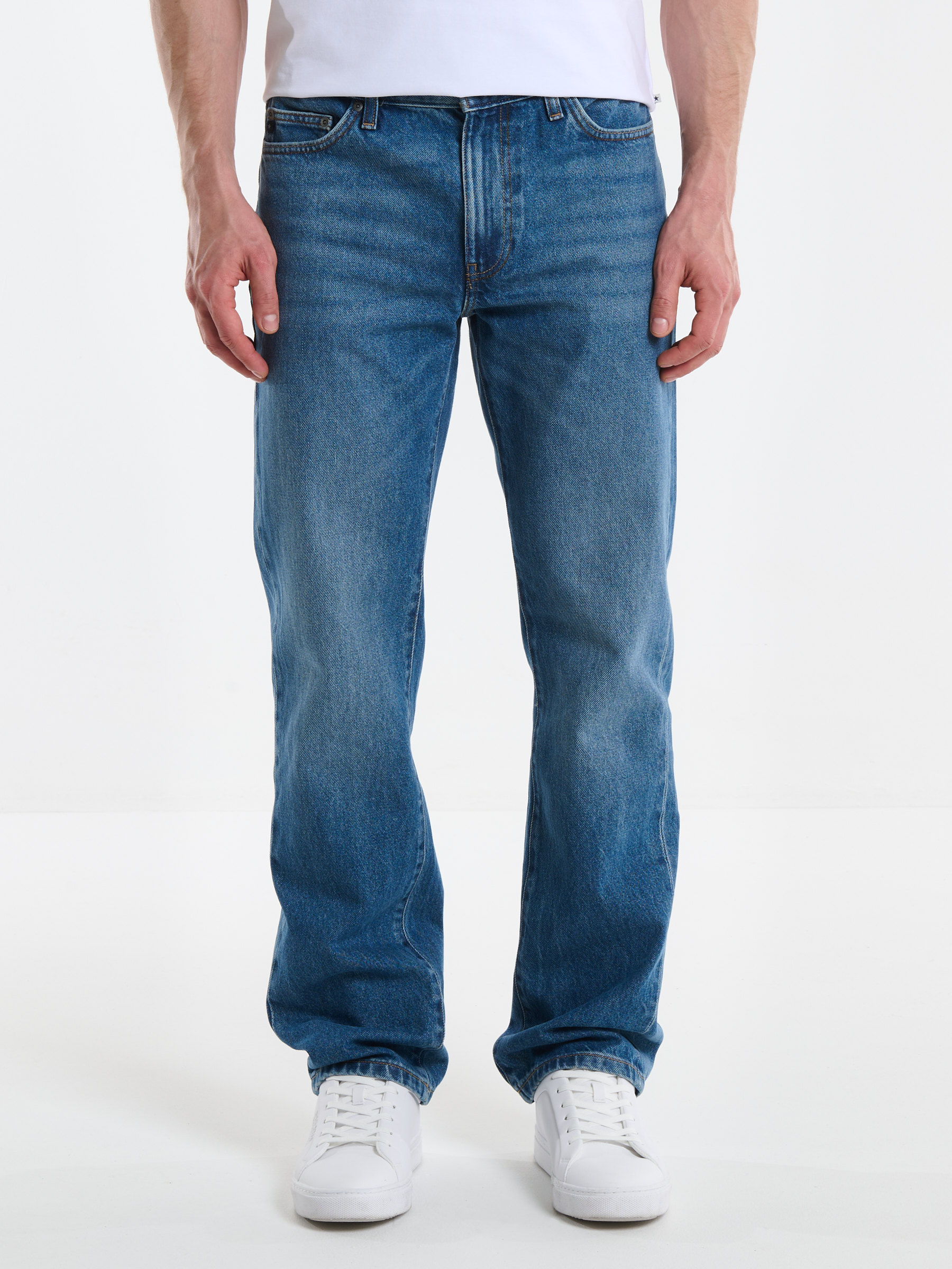 Big Star Man's Straight Trousers Denim 110219  Denim-436