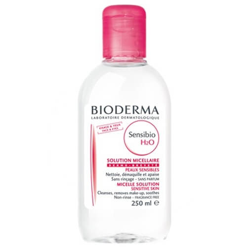 Bioderma Zklidňující pleťová voda Sensibio H2O (Solution Micellaire) 500 ml+500 ml