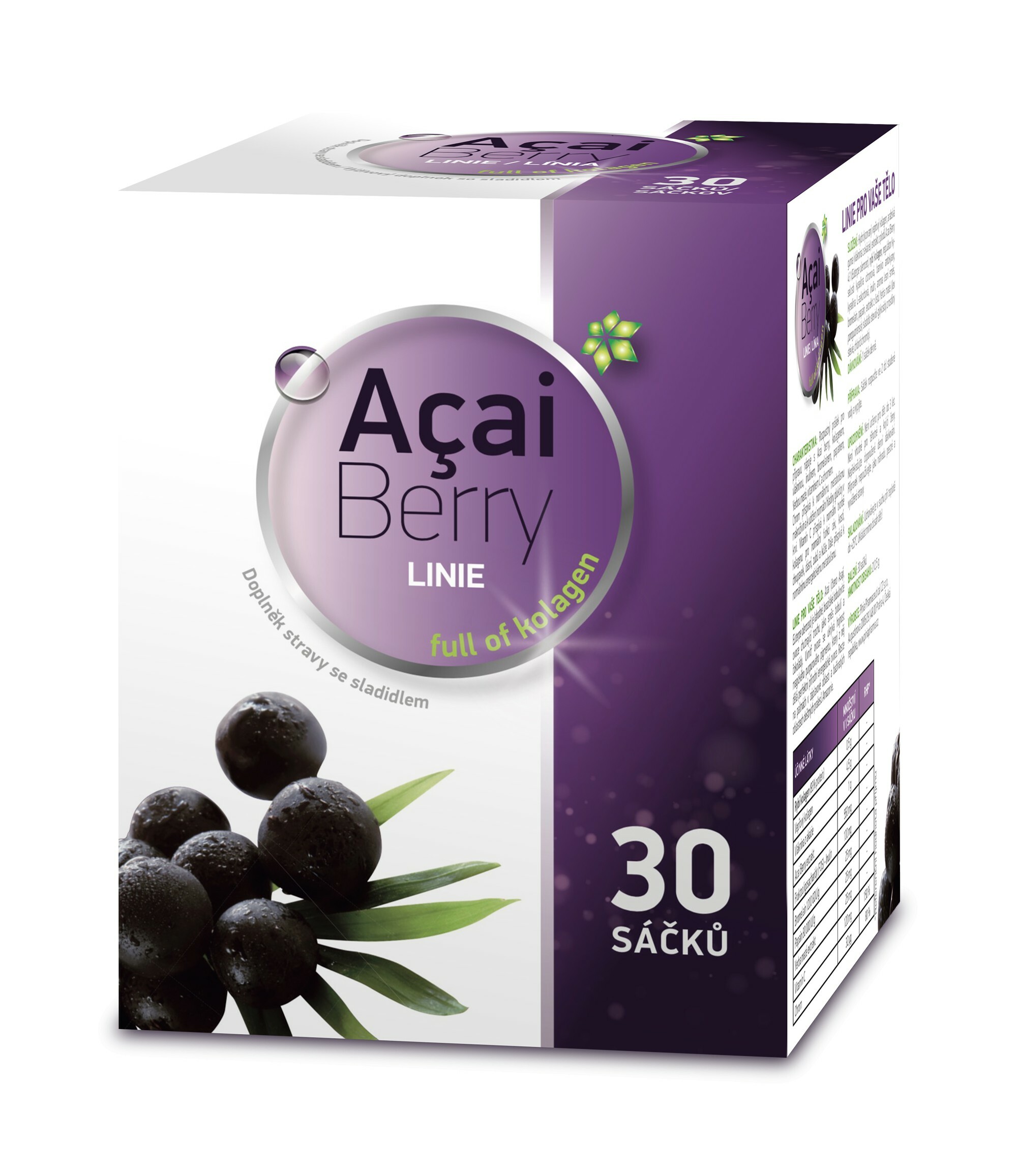 Biomedica Acai Berry Linie full of kolagen 30 sáčků