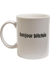 Bonjour Bitches Cup bílý