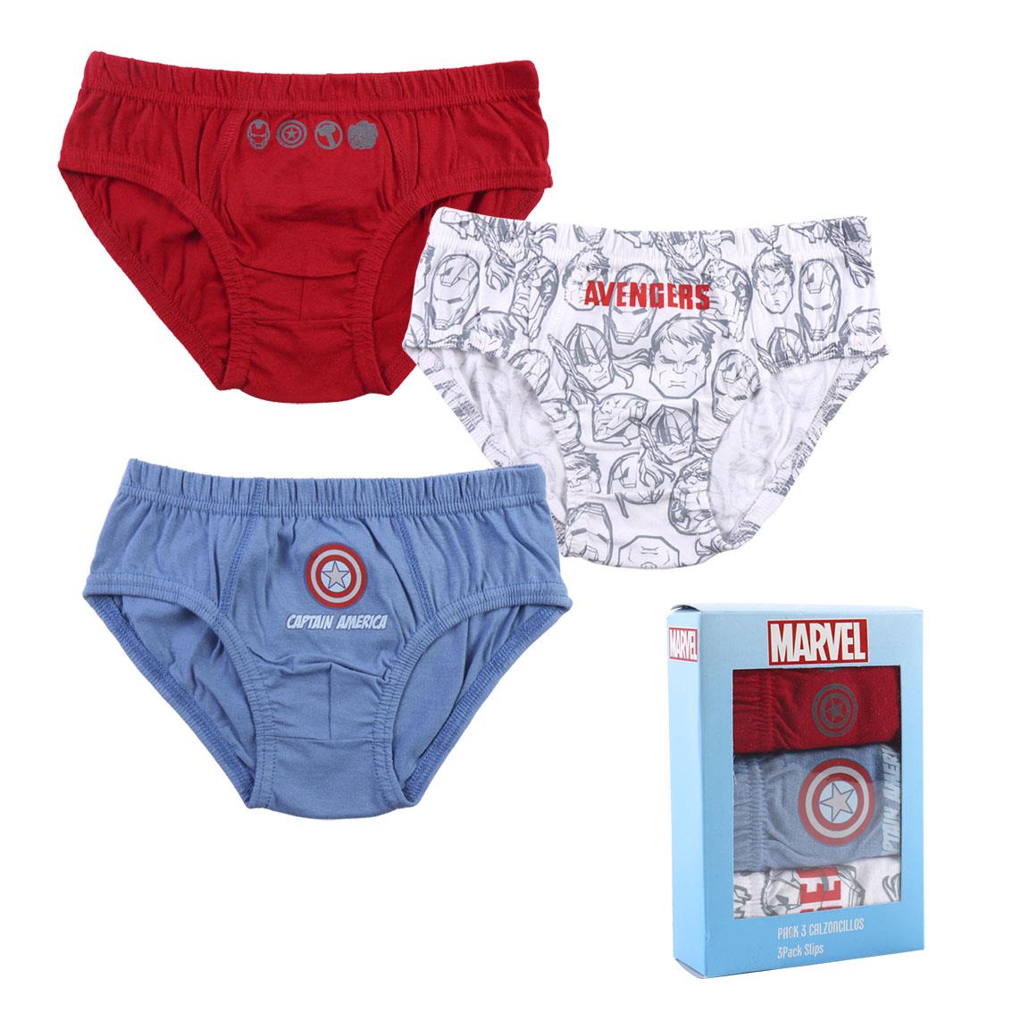 BOYS' UNDERWEAR SET SINGLE JERSEY 3 PIECES AVENGERS