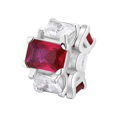 Brosway Blyštivý stříbrný přívěsek Fancy Passion Ruby FPR02