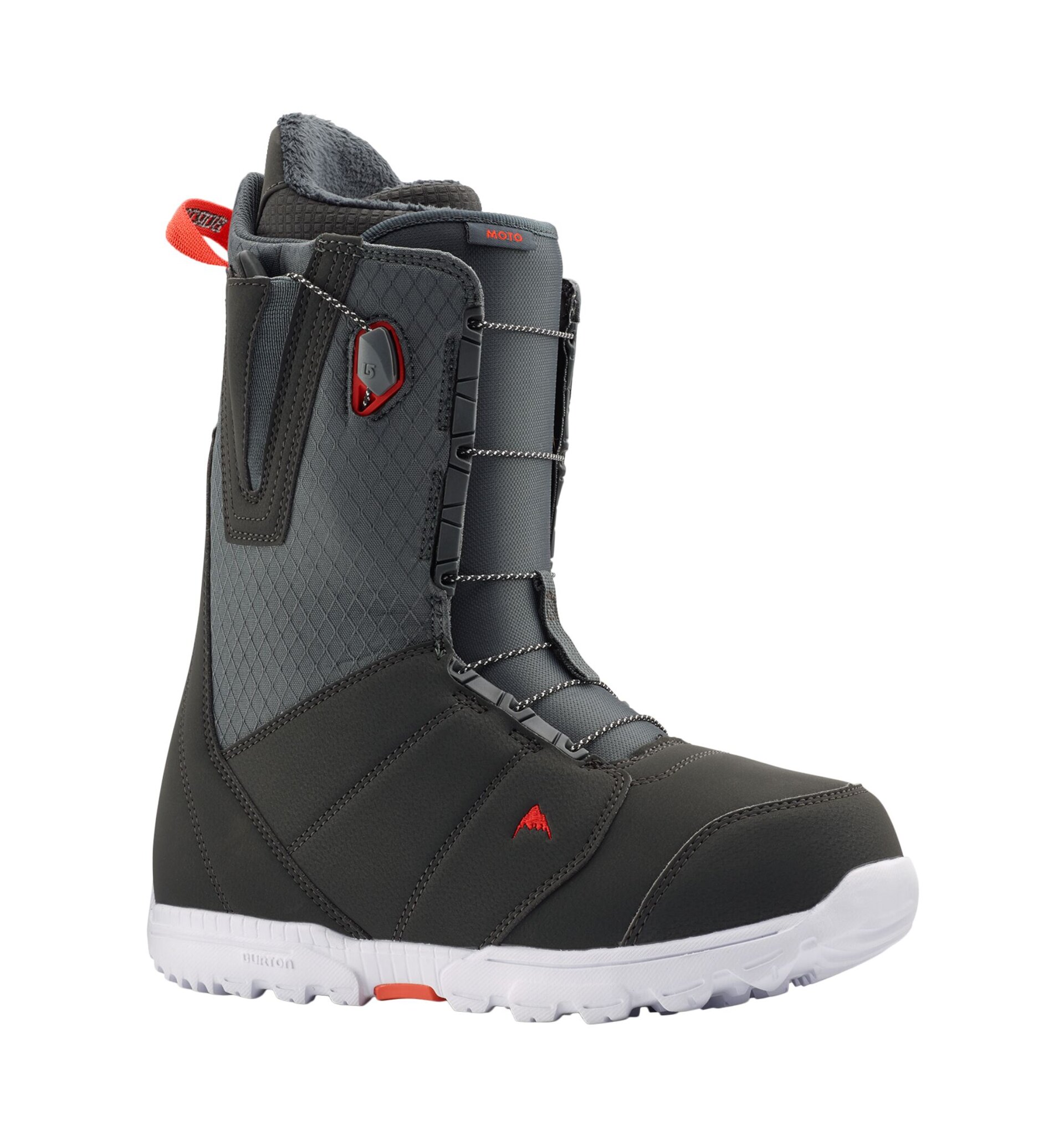 Burton snowboardové boty Moto - FW19 Gray/Red | Šedá | Velikost 11 US