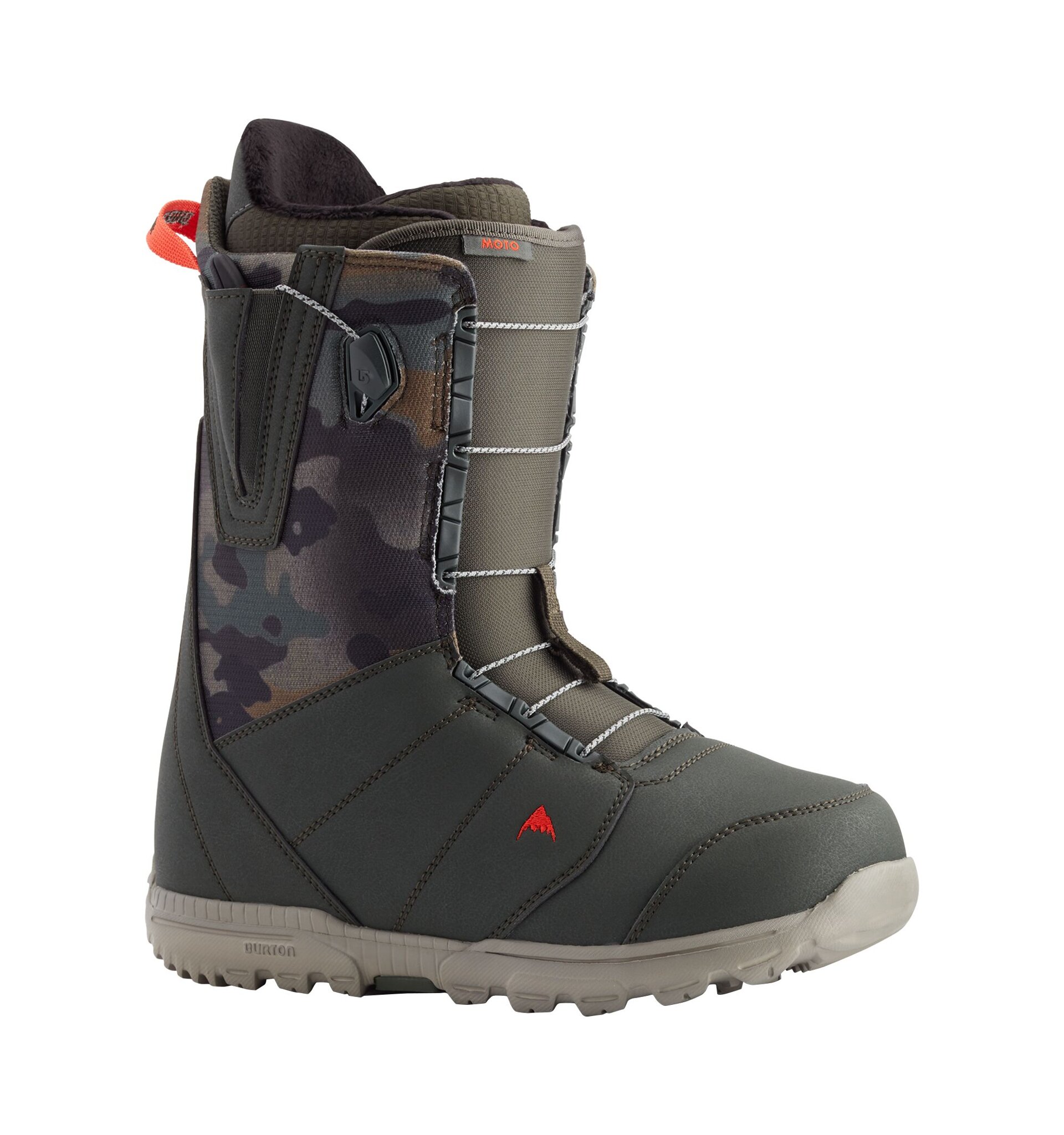 Burton snowboardové boty Moto Boot - W21 Dark Green / Camo | Zelená | Velikost 10 US