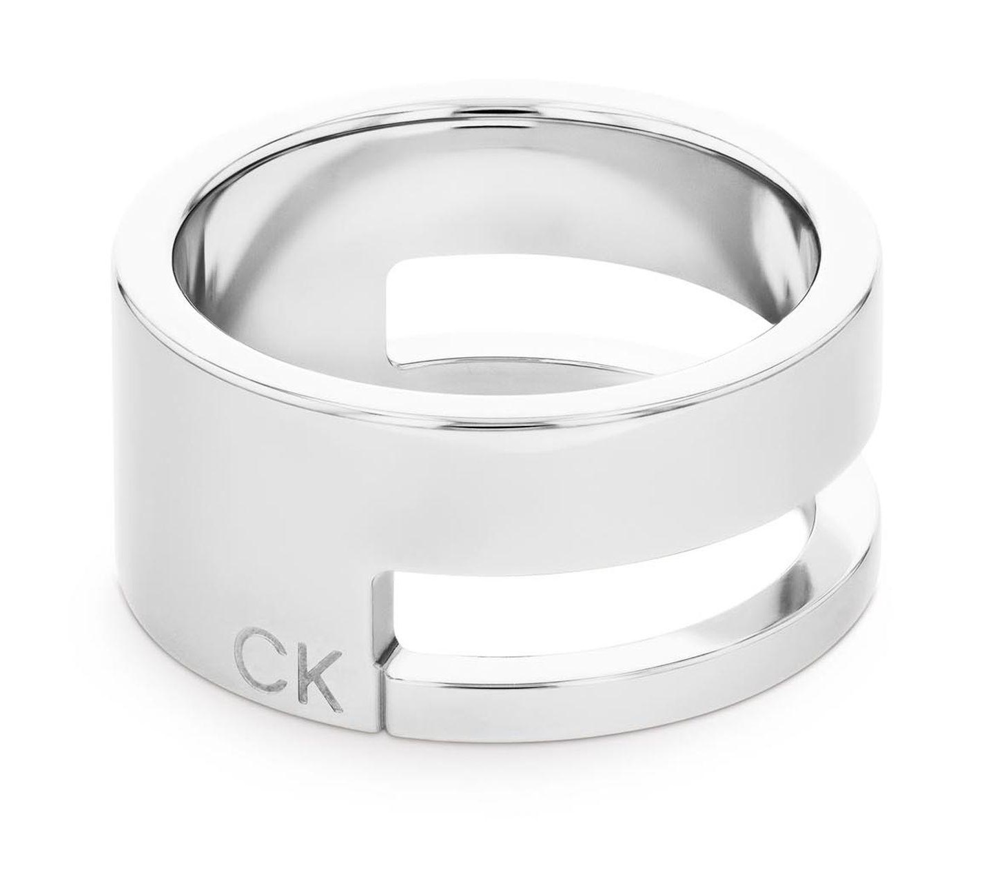 Calvin Klein Dámský ocelový prsten Geometric Essentials 35000680 58 mm