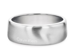 Calvin Klein Pánský prsten z oceli Metallic Waves 35100037 64 mm