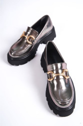 Capone Outfitters Round Toe Women's Loafers with Accessories