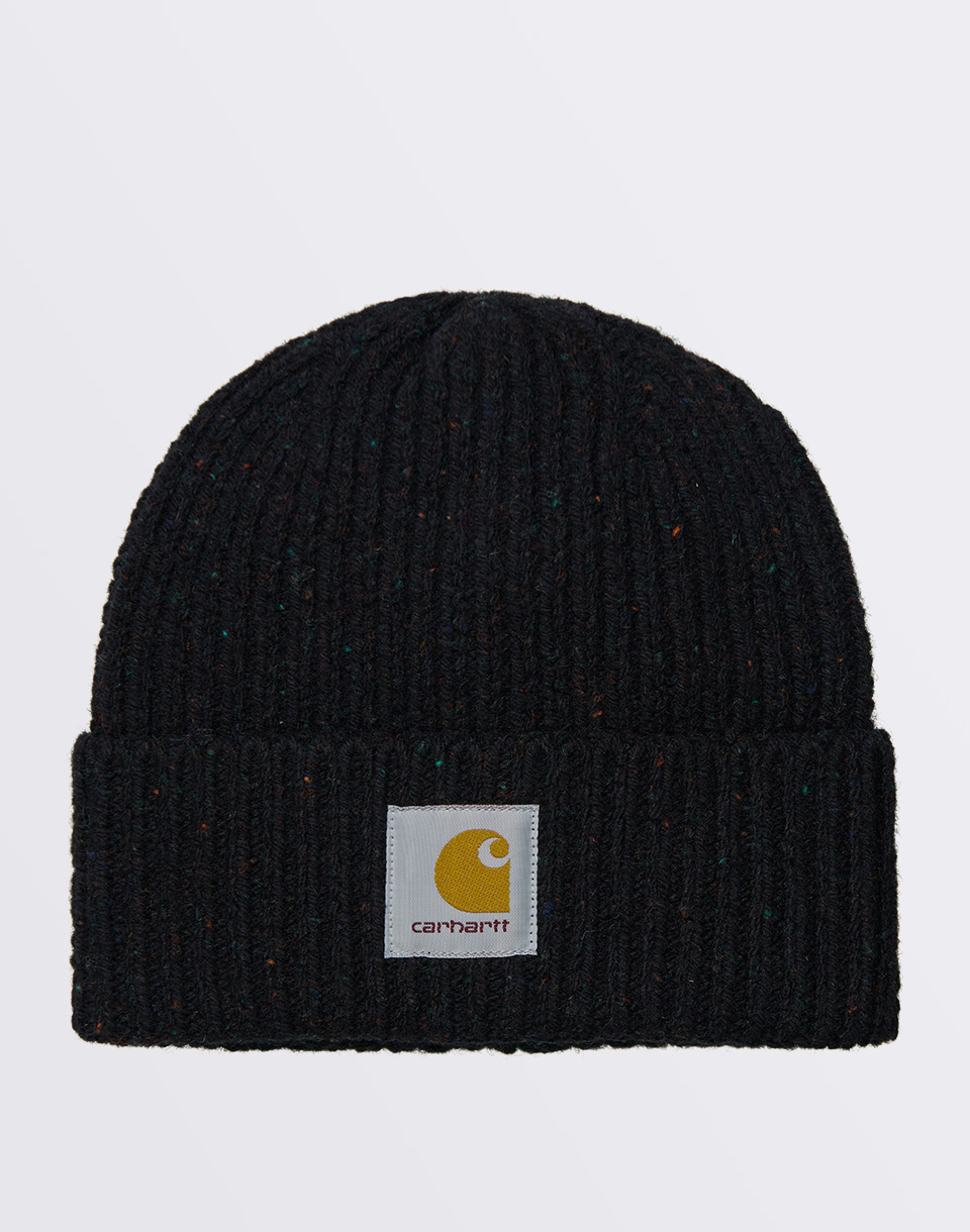 Carhartt WIP Anglistic Beanie Speckled Black