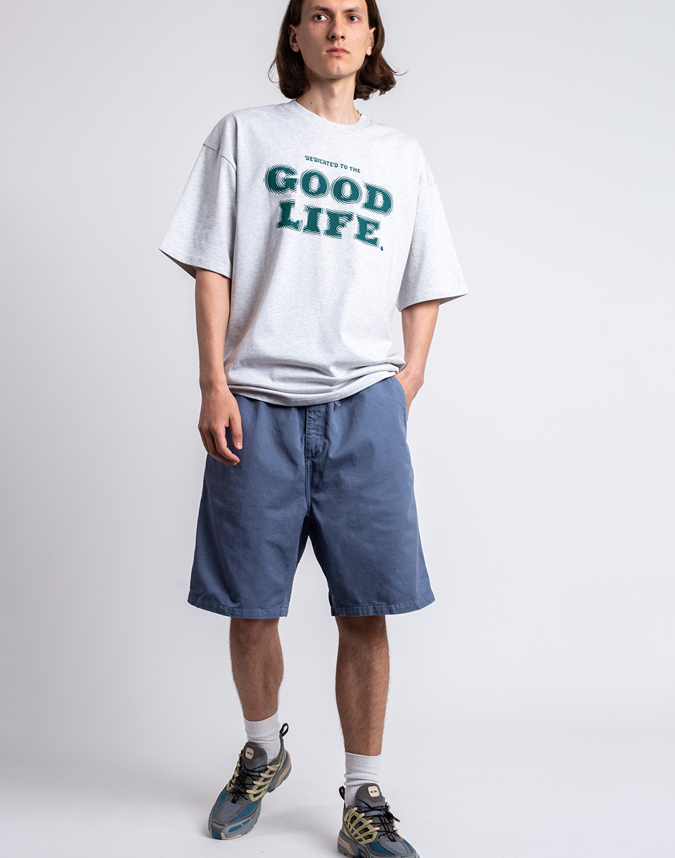 Carhartt WIP Flint Short Bay Blue garment dyed M