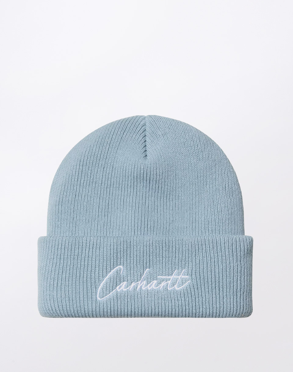 Carhartt WIP Watcher Beanie Misty Sky/White