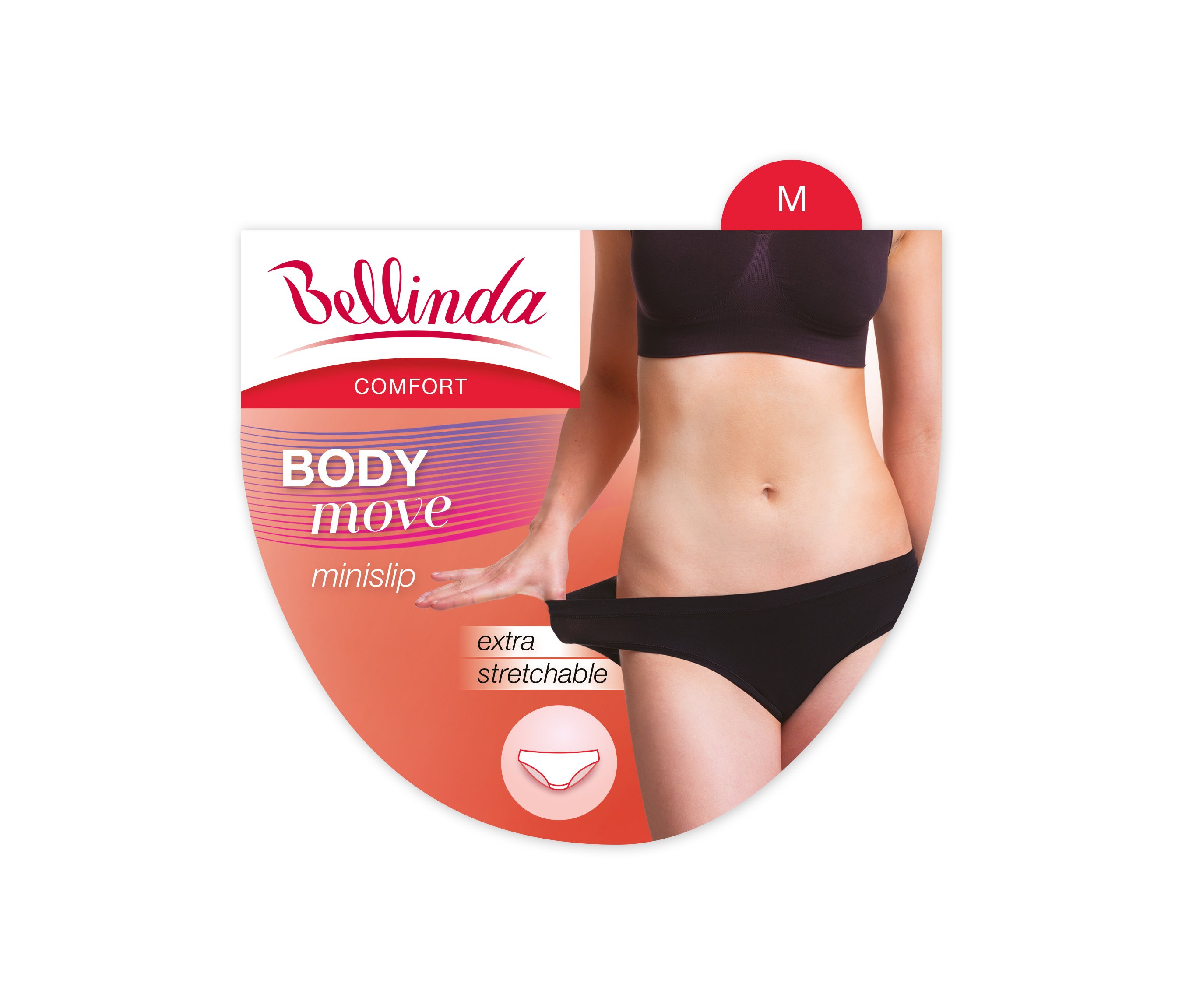 Černé dámské kalhotky Bellinda BODY MOVE MINISLIP