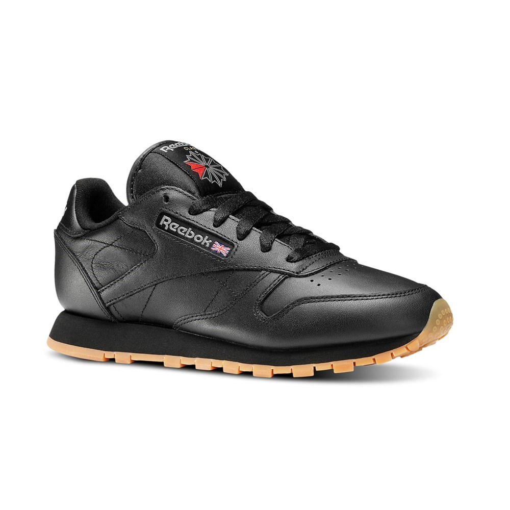 Černé dámské kožené tenisky Reebok Classic leather - Dámské