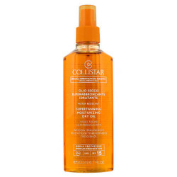 Collistar Olej na opalování SPF 15 (Supertanning Moisturizing Dry Oil) 200 ml