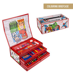 COLOURING STATIONERY SET MALETÍN MARVEL