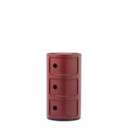 Componibili 3box NEW burgundy Kartell