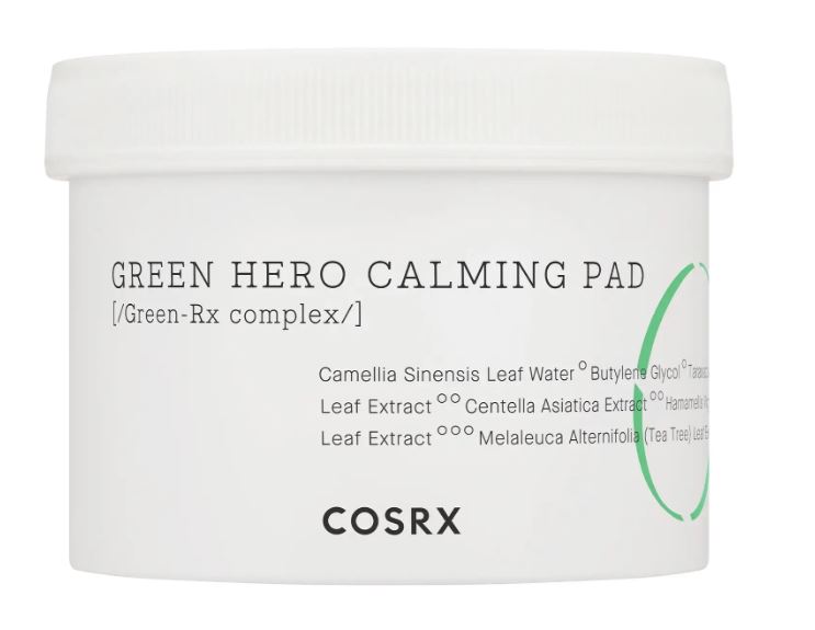 COSRX Zklidňující pleťové tampony One Step Green Hero (Calming Pad) 70 ks