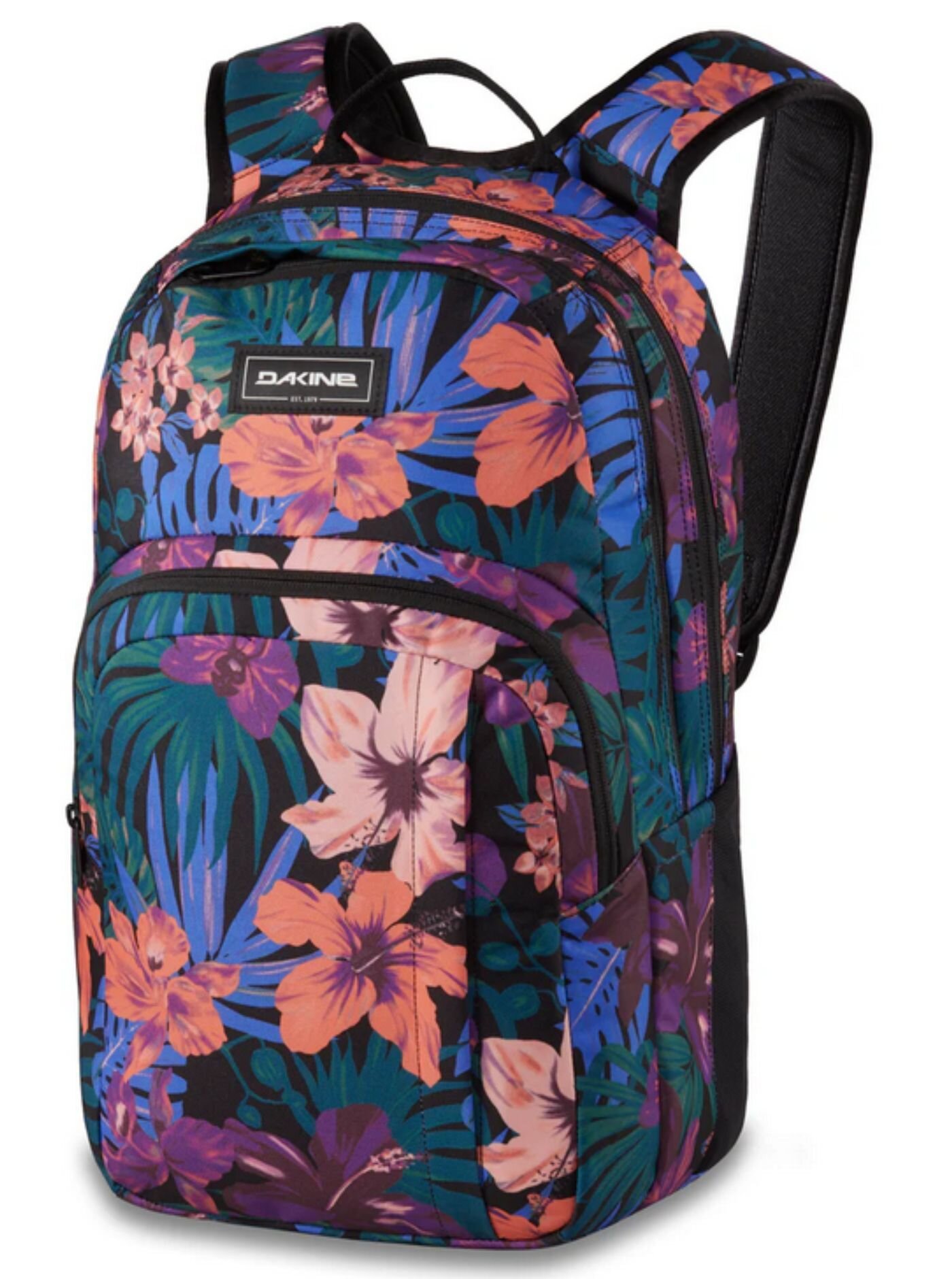 Dakine batoh Campus M Black Tropidelic 25 L | Černá | Objem 25 L