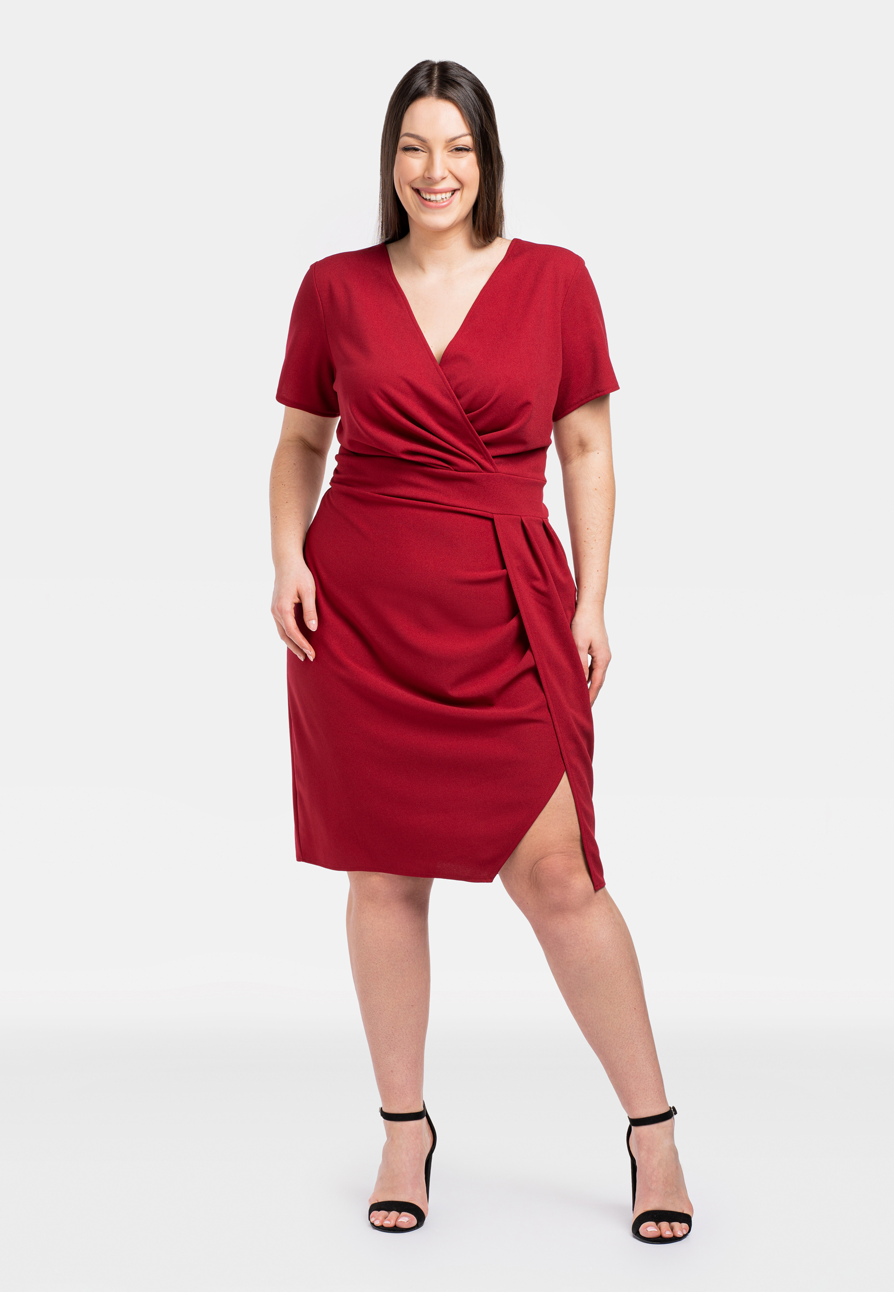 Dámské šaty Karko Karko_Dress_SA959_Red