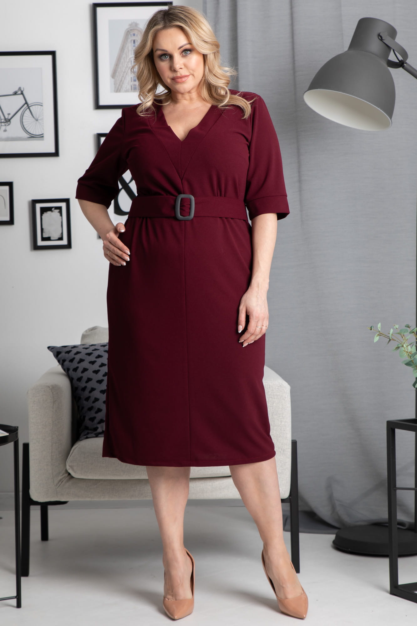 Dámské šaty Karko Plus Size