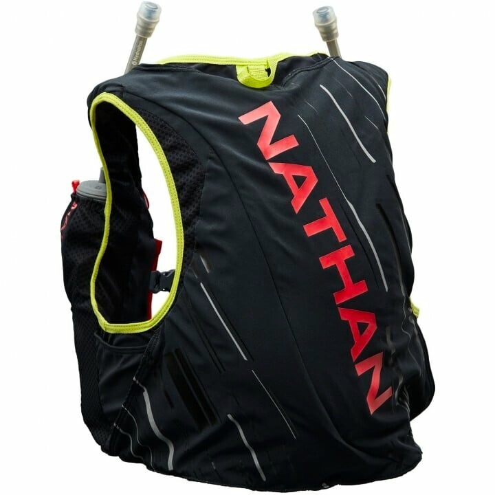 Dámský batoh Nathan  Pinnacle Series Vapor 4 l W Black/Hibiscus M