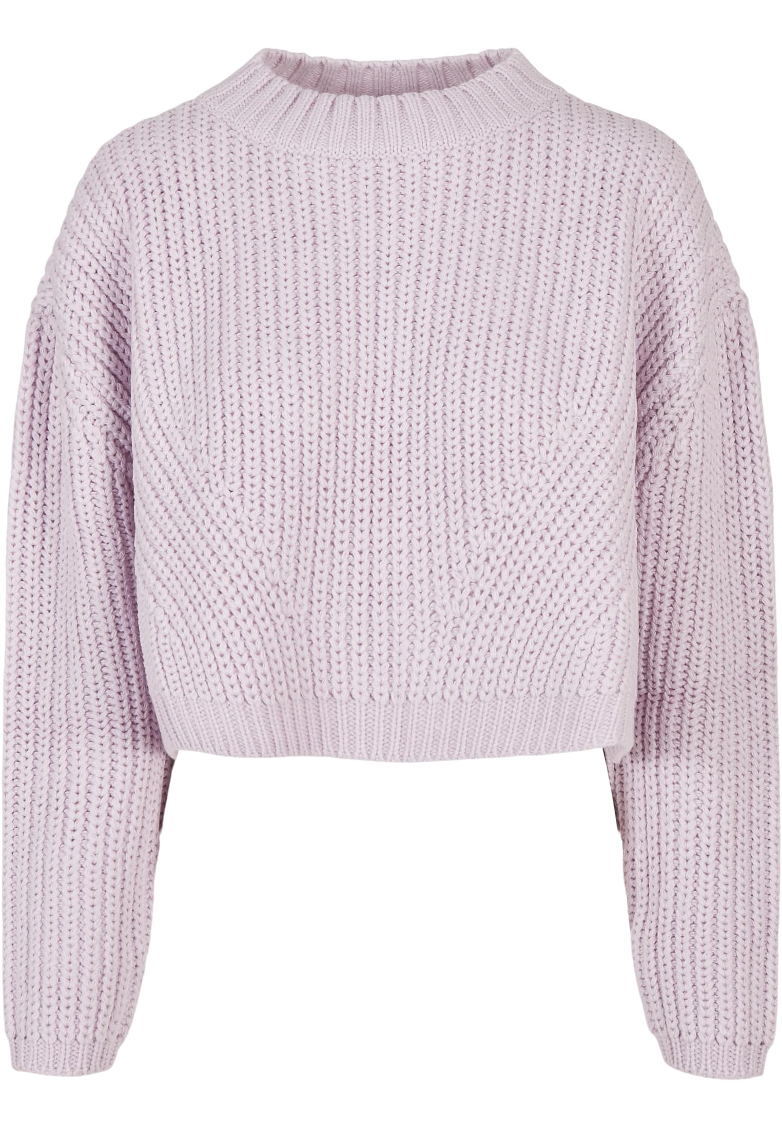 Dámský široký oversize svetr soft lilac