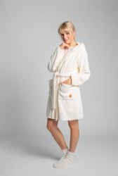 Dámský župan LaLupa LaLupa_Bathrobe_LA001_Light_Grey