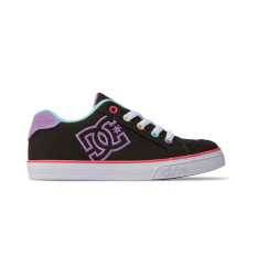 Dc shoes dětské boty Chelsea Black/Multi Stripe | Černá | Velikost 6 US