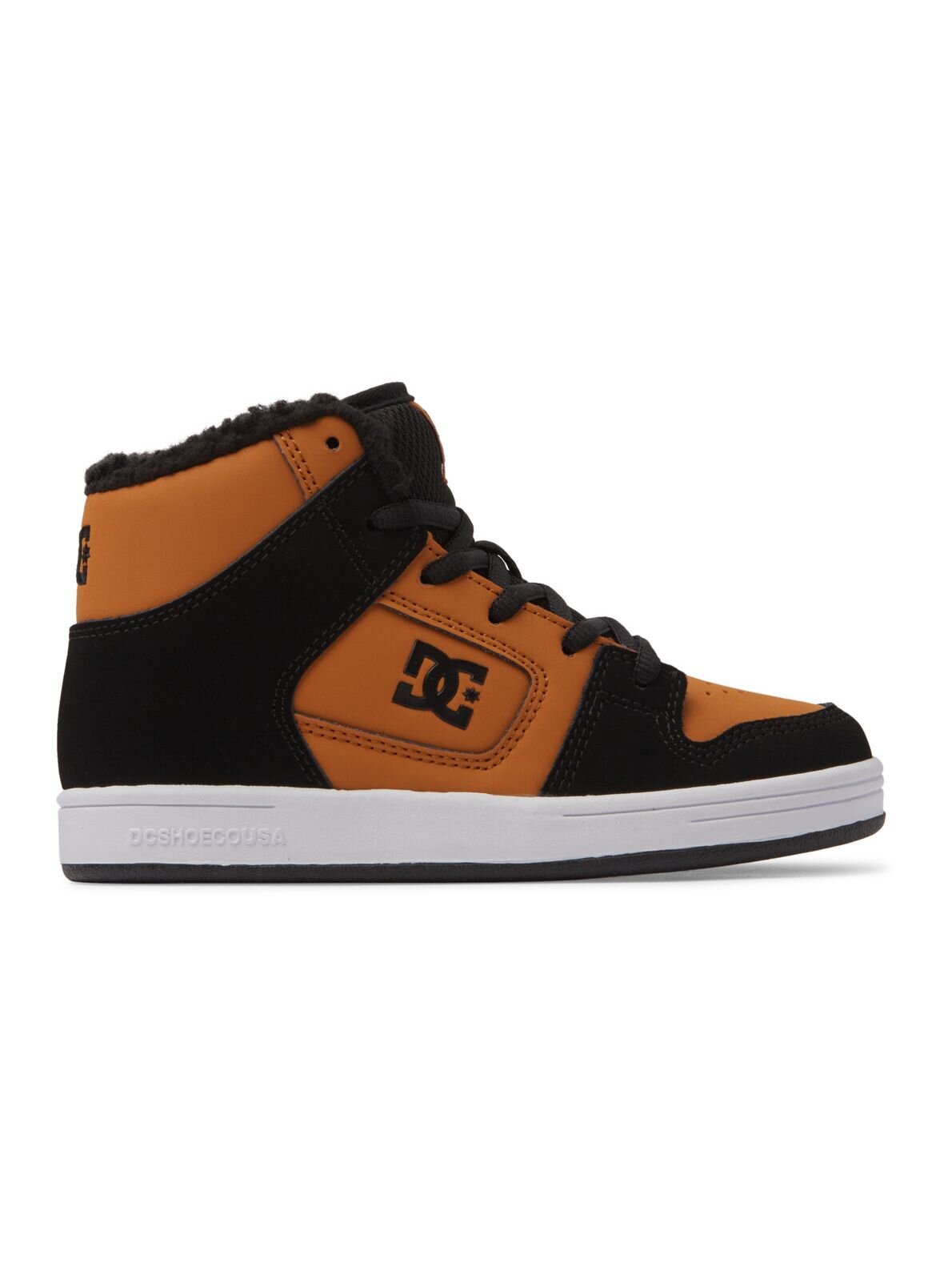 Dc shoes dětské boty Manteca 4 Hi Wheat/Black | Černá | Velikost 5 US