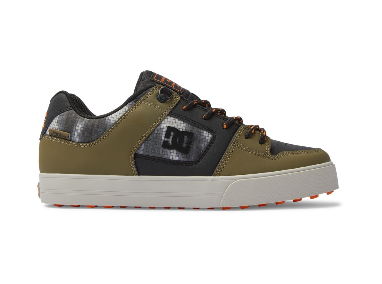 Dc shoes pánské boty Pure WNT Black/Olive Night | Černá | Velikost 11 US