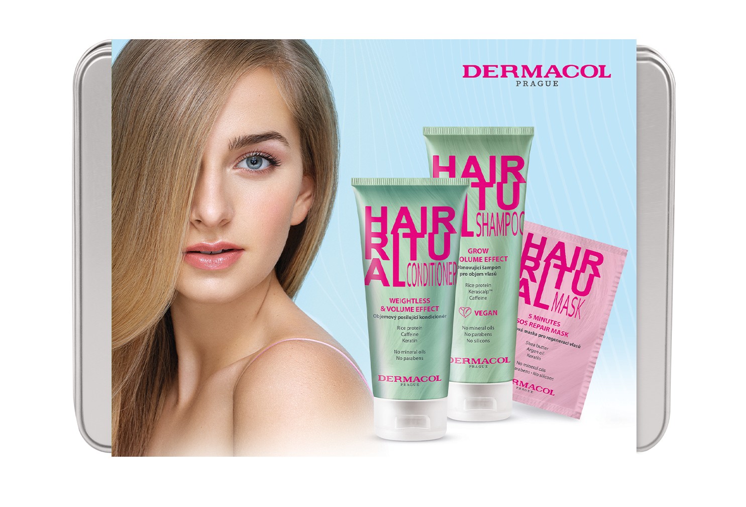 Dermacol Dárková sada vlasové péče Hair Ritual Volume