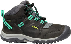 Dětská outdoorová obuv Keen Ridge Flex Mid Wp Magnet/Greenlake  US 13