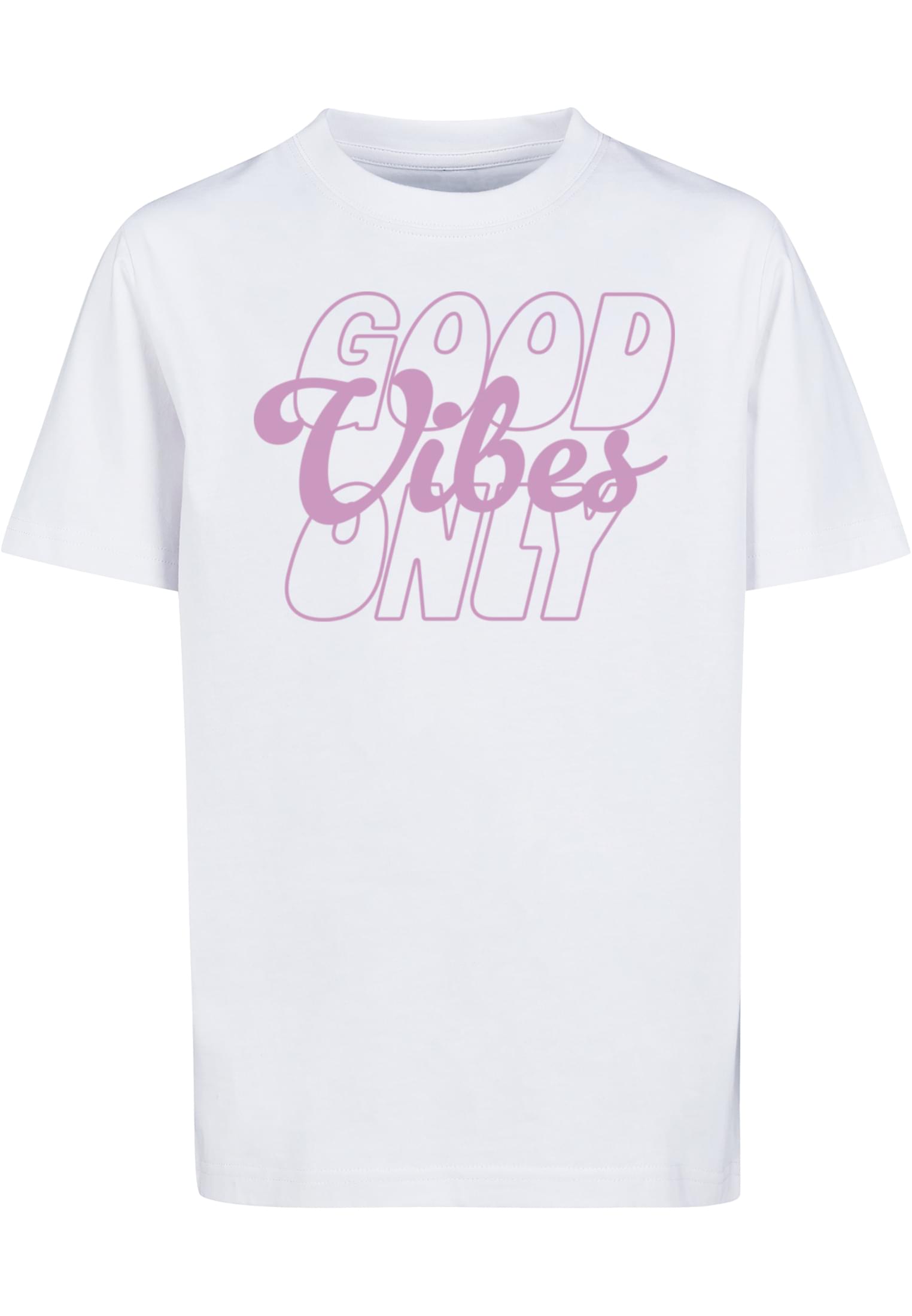 Dětské tričko s nápisem "Good Vibes Only" bílé