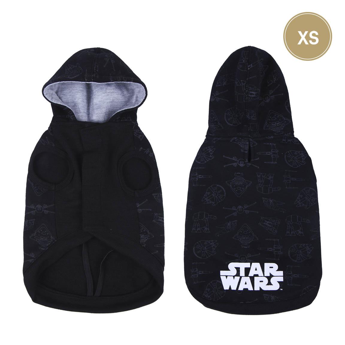 DOG SWEATSHIRT XS COTTON BRUSHED STAR WARS DARTH VADER