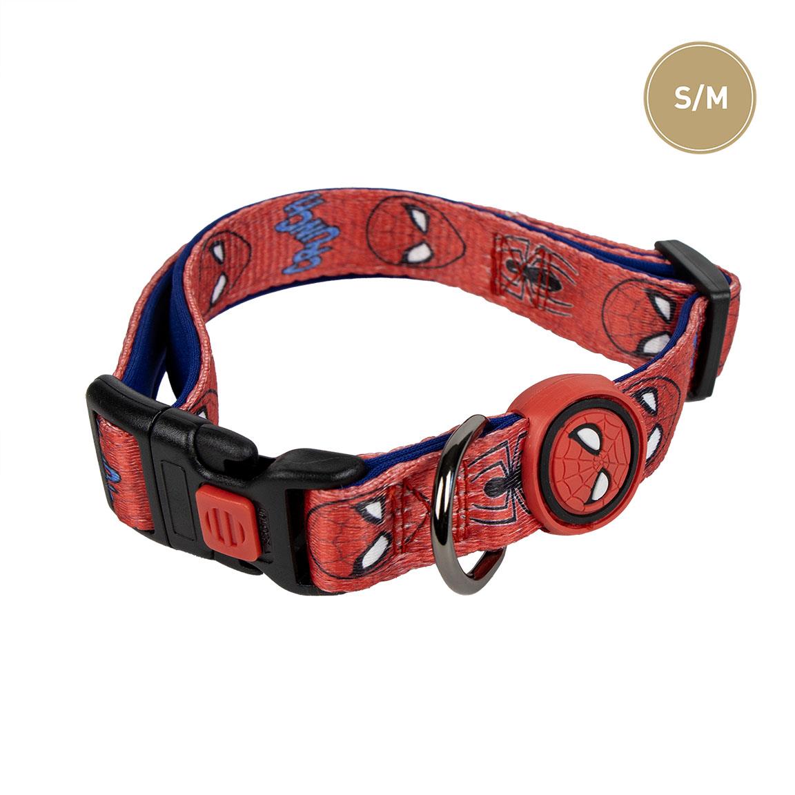 DOGS COLLAR S/M SPIDERMAN