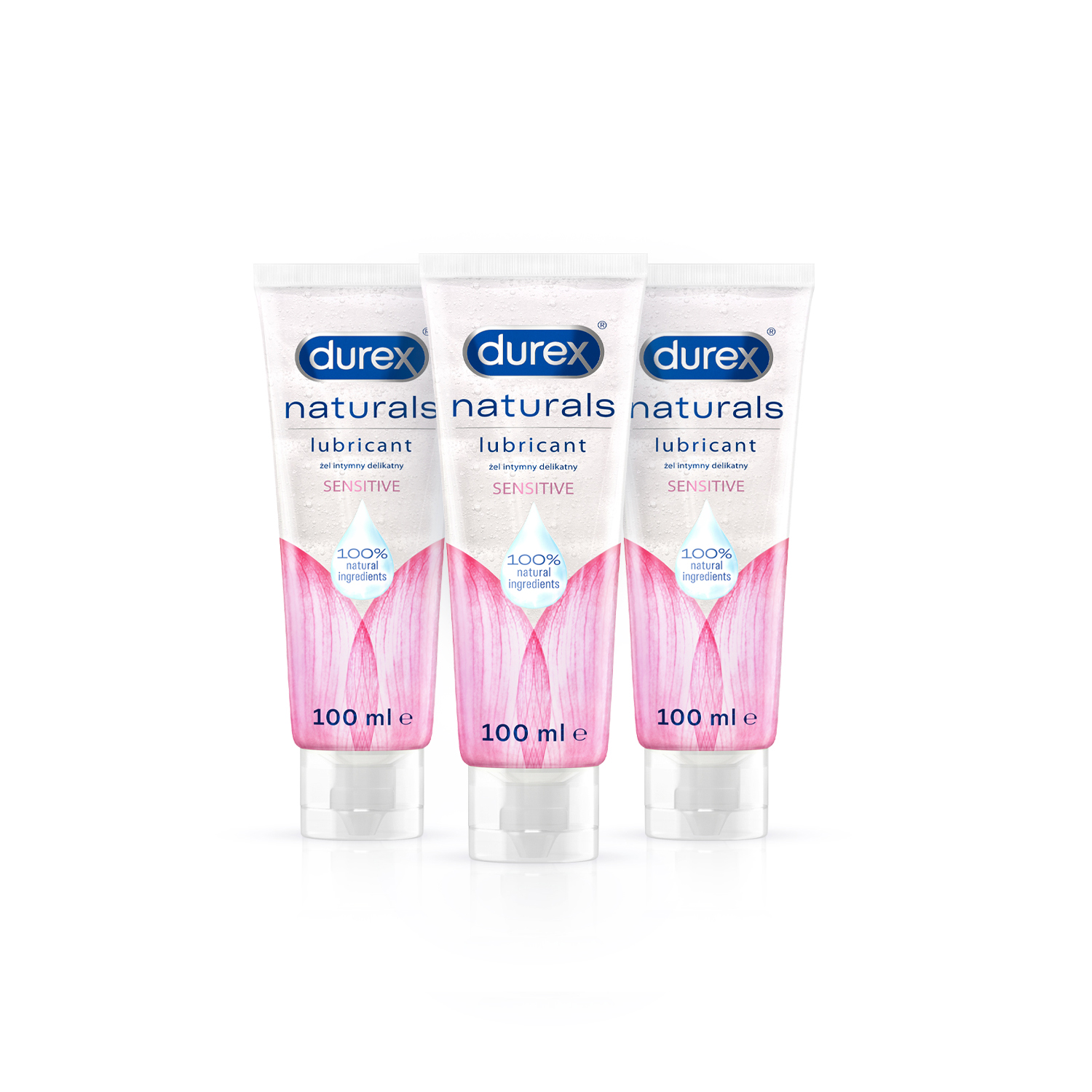 Durex Sada intimních gelů Naturals Sensitive