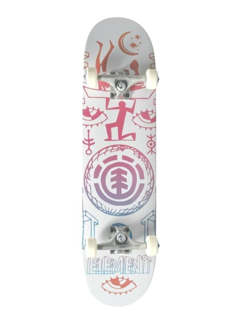 Element hiero skateboard | Bílá | Velikost skate 8