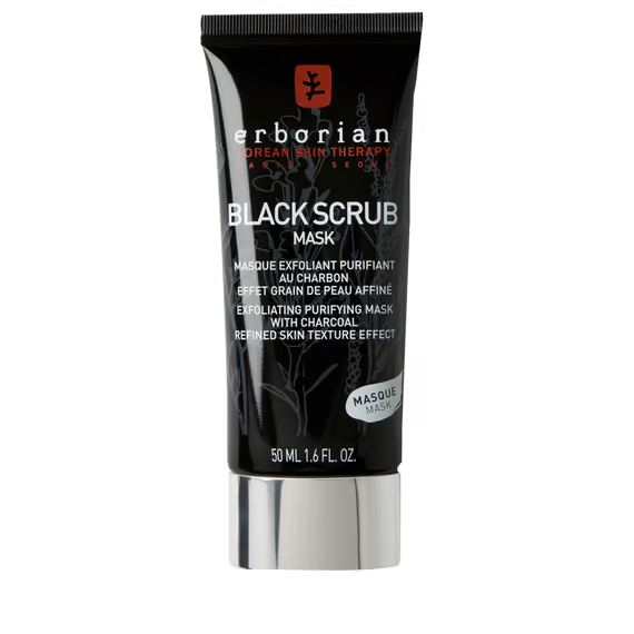 Erborian Peelingová čisticí maska s uhelným práškem Black Scrub Mask (Exfoliating Purifying Mask) 50 ml