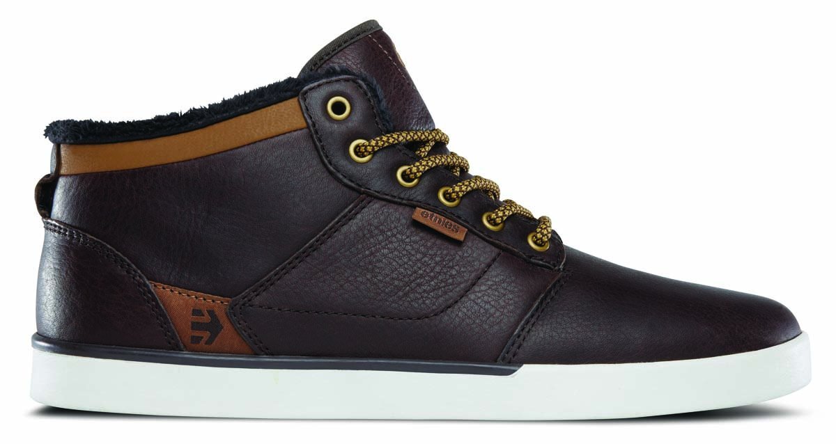 Etnies skate boty Jefferson Mid Brown/White | Bílá | Velikost 12 US