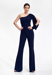 Figl Woman's Jumpsuit M870 Navy Blue