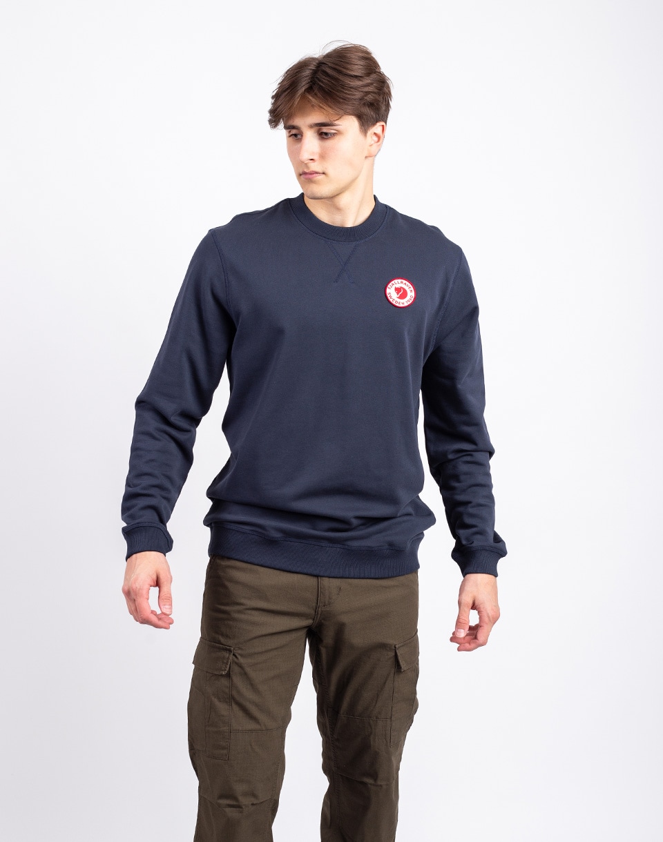 Fjällräven 1960 Logo Badge Sweater M 555 Dark Navy S