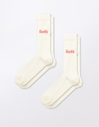 Forét Walk Socks 2-pack CLOUD/RED