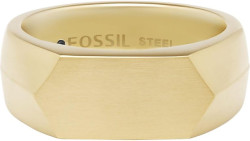 Fossil Masivní pánský pozlacený prsten JF04559710 62 mm