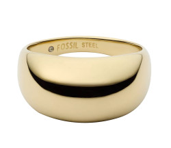 Fossil Výrazný pozlacený prsten pro ženy Ellis JF04746710 60 mm